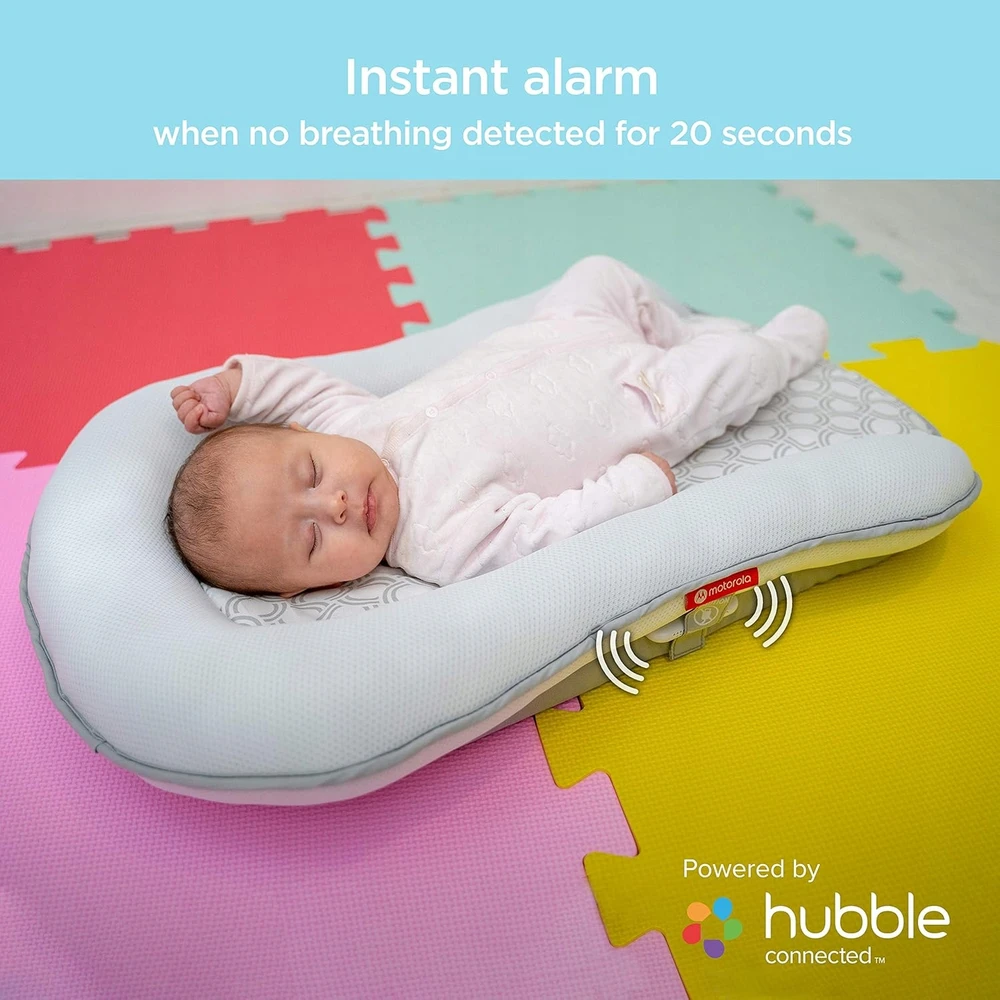 Patalynės komplektas „Motorola Baby Comfort Cloud“ išmanusis miego ir kvėpavimo monitorius