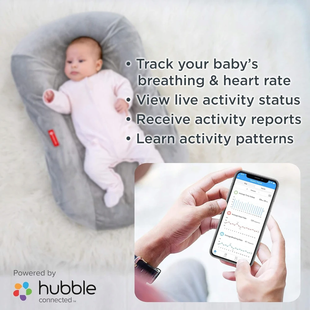 Patalynės komplektas „Motorola Baby Comfort Cloud“ išmanusis miego ir kvėpavimo monitorius