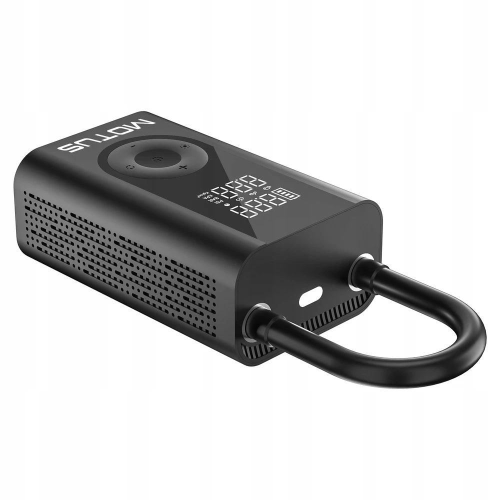 Motus 3in1 akumuliatoriaus siurblys, mini automobilinis kompresorius, Powerbank 4000mAh