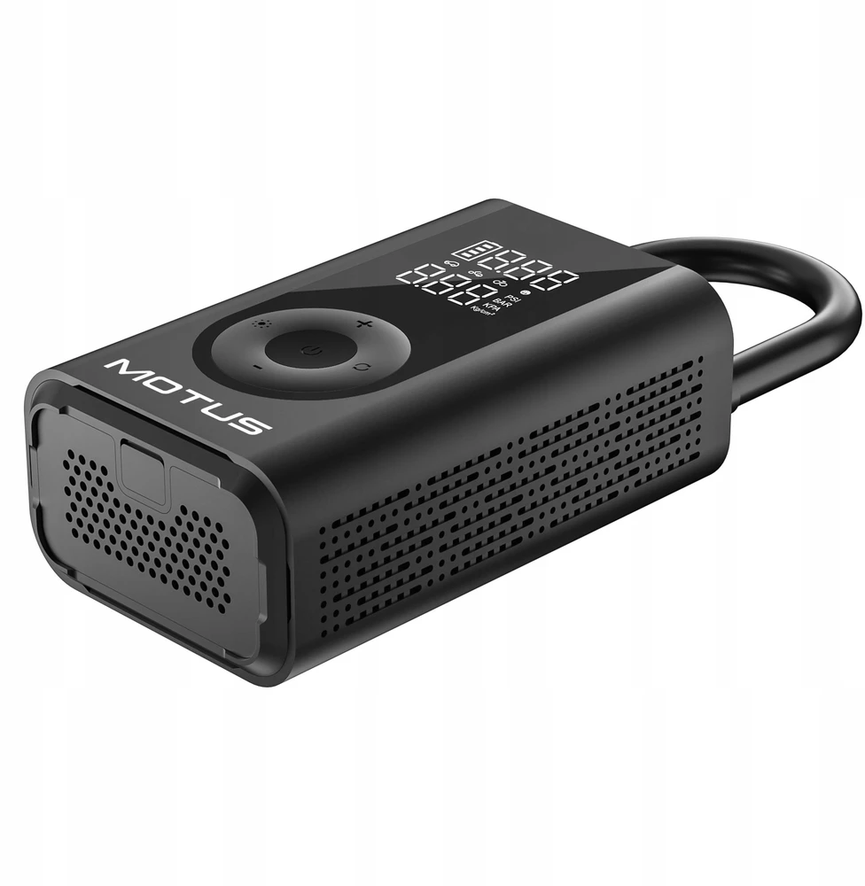 Motus 3in1 akumuliatoriaus siurblys, mini automobilinis kompresorius, Powerbank 4000mAh