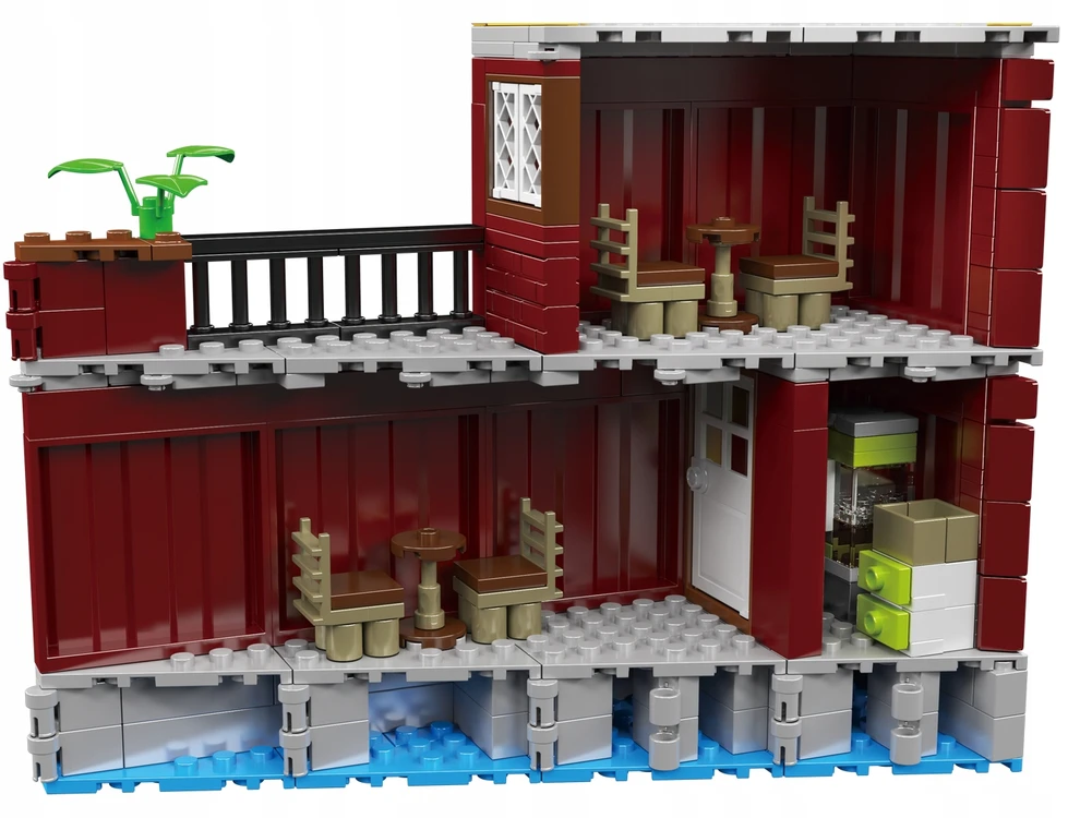 Mould King 10143 Jūrinė Restoranas – Moduliniai Statybiniai Kubeliai