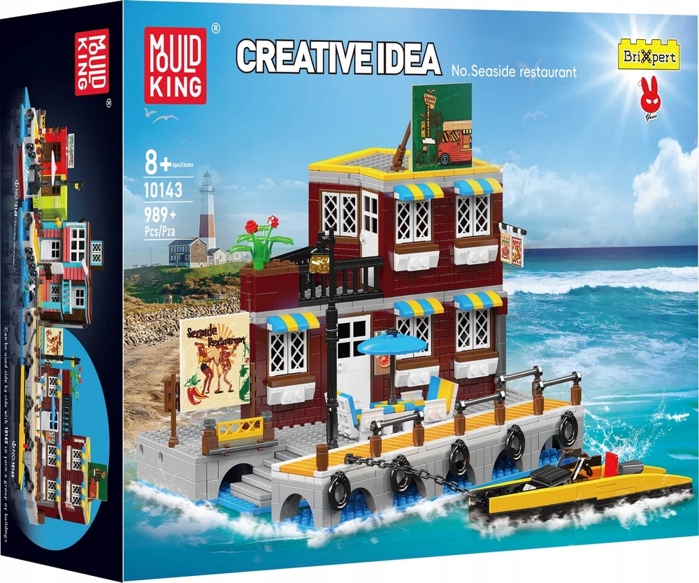 Mould King 10143 Jūrinė Restoranas – Moduliniai Statybiniai Kubeliai
