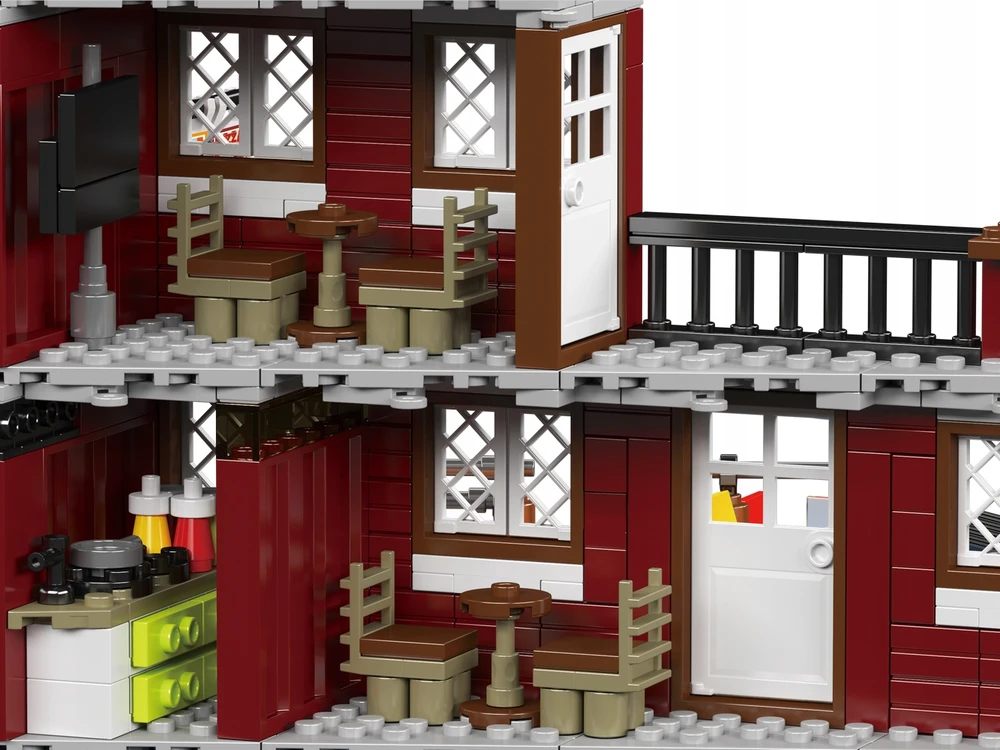 Mould King 10143 Jūrinė Restoranas – Moduliniai Statybiniai Kubeliai
