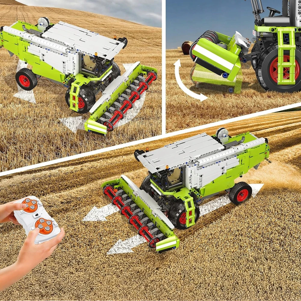 Mould King 17014s Kombainas Harvester 1347 Detalės
