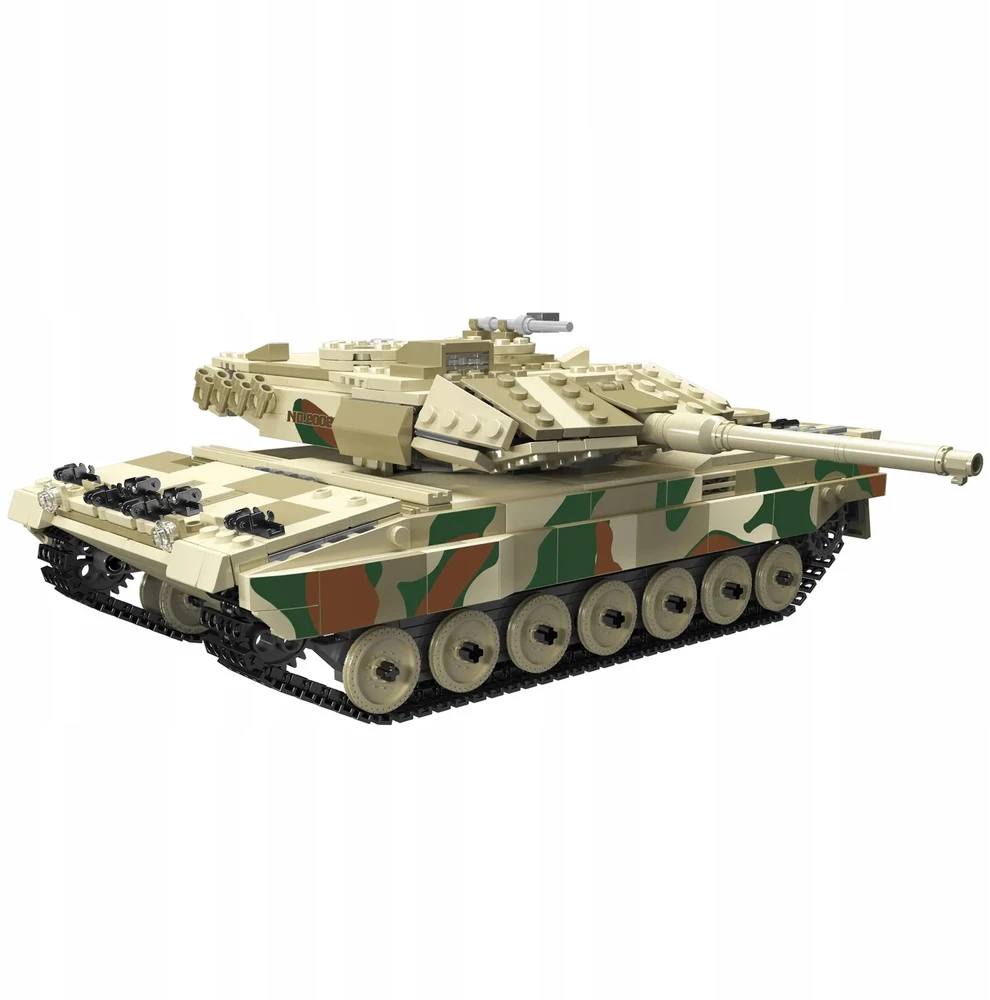 Mould King 20020s Leopard 2 Tank - 1100 det., valdomas pulteliu