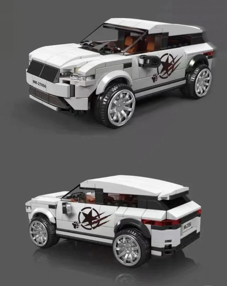 Mould King Auto Range Rover Evoque visureigis + dėžė - MOLD KING edu blokeliai 402 vnt. TECHNINIAI