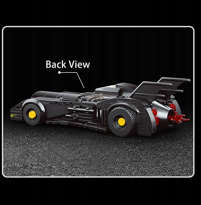Mould King Batman Batmobile Mold King 10020S blokeliai