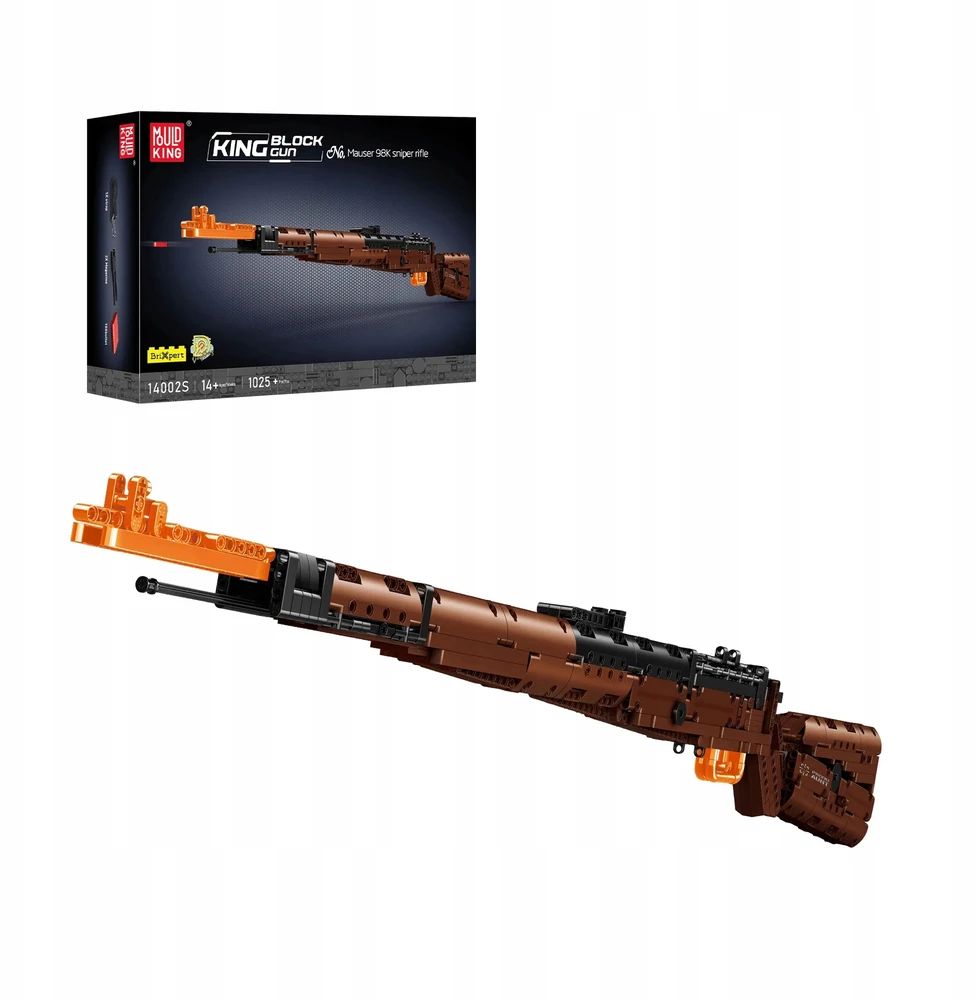 Mould King Konstrukcinis rinkinys: Mauser 98k snaiperinis karabinas, 1117 detalių