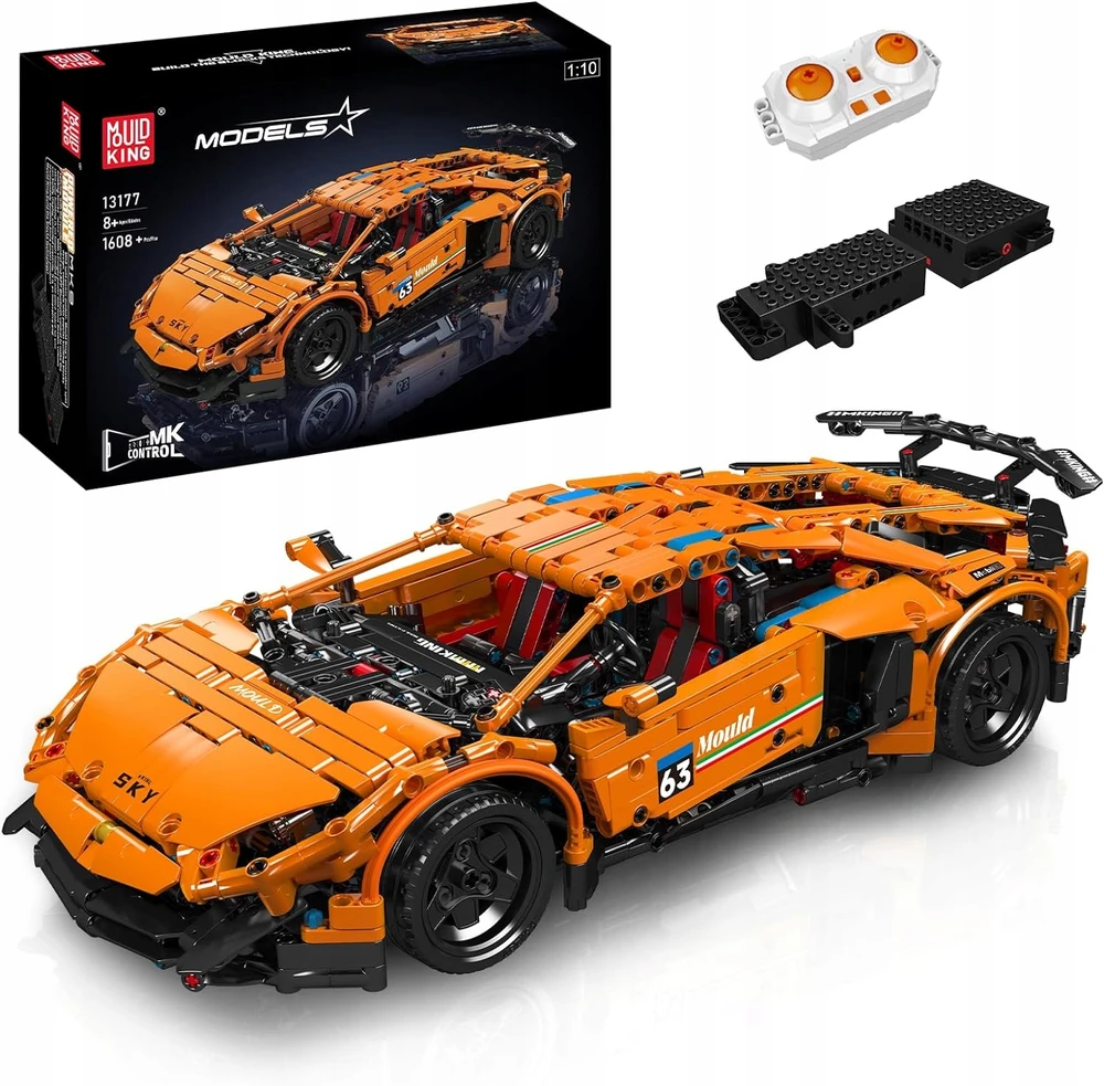 Mould King Lamborghini Aventador Rc konstruktorius