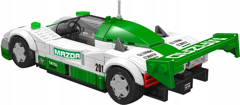 Mould King Mazada 787B Speed ​​​​Champions Mold King 27073 statybinių blokų rinkinys + vitrina