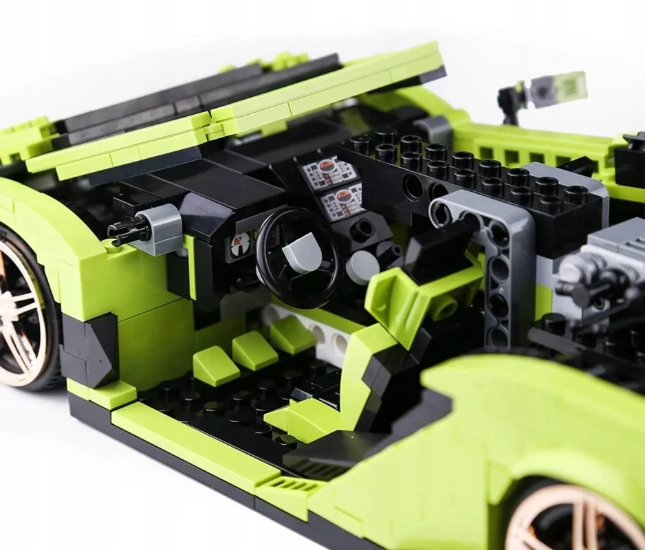 Mould King MOLD KING 10011 blokeliai 1133 vnt. Super Car Žalias Sia
