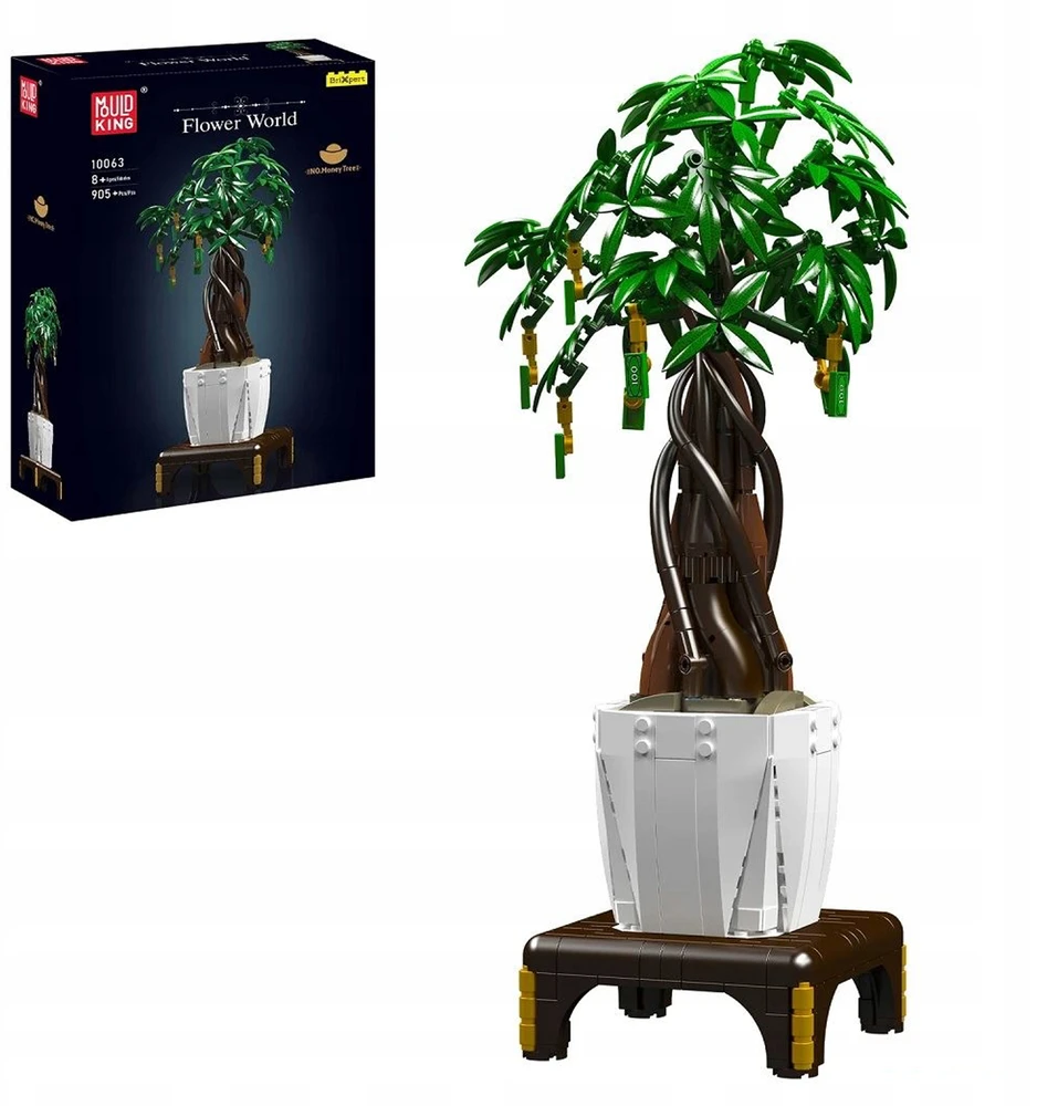 Mould King Mold King 10063S statybiniai blokai Laimės medžio bonsai dekoracija
