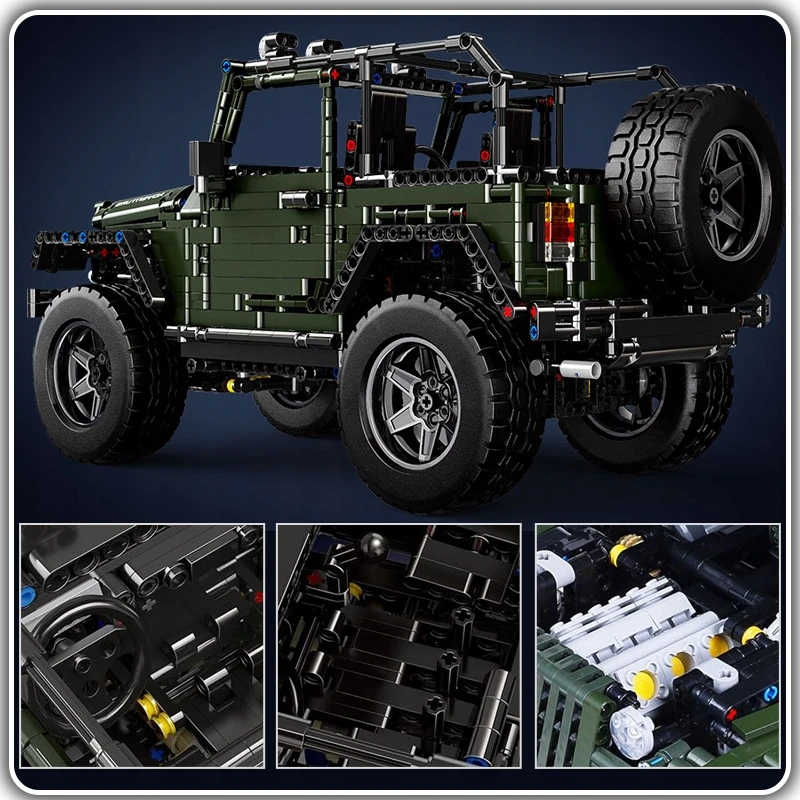 Mould King Mold King 13124 Offroad automobilių blokų komplektas 2096 vnt.