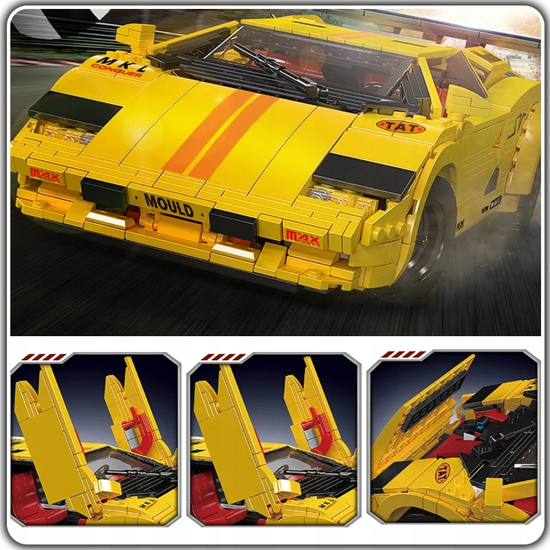 Mould King Mold King 13195 blokų rinkinys Auto Car RC BOX