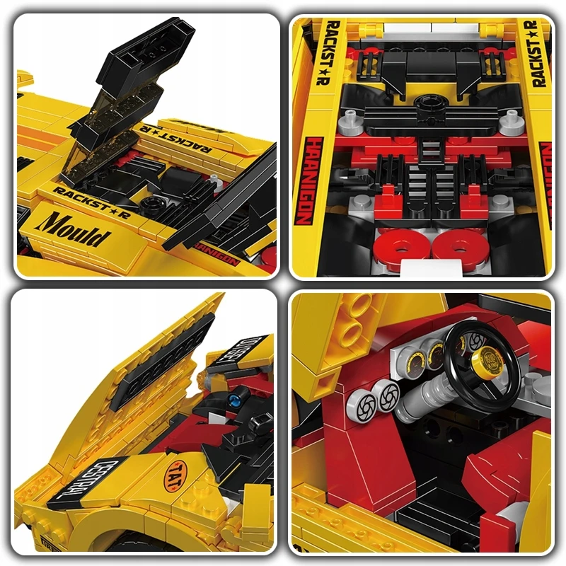 Mould King Mold King 13195 blokų rinkinys Auto Car RC BOX