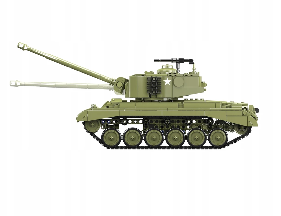 Mould King MOLD KING 20035 M26 Pershing RC Blocks Remote Control Tank Remote Control + APP