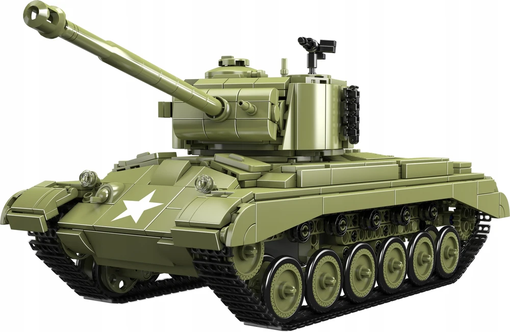 Mould King MOLD KING 20035 M26 Pershing RC Blocks Remote Control Tank Remote Control + APP