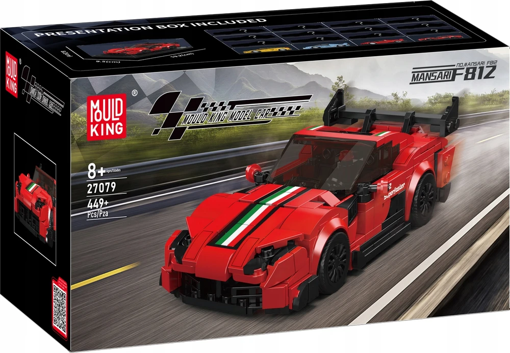 Mould King Mold King 27079 Mansory 812 Supercar Speed ​​​​Champion kolekcionavimo blokai