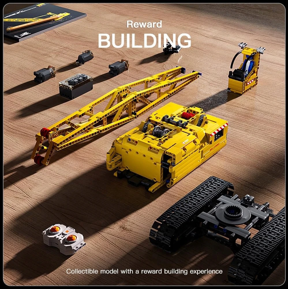 Mould King MOLD KING BLOCKS 17001 CRAWLER CRANE CRAWLER CRANE RC CRANE 1205 EL.
