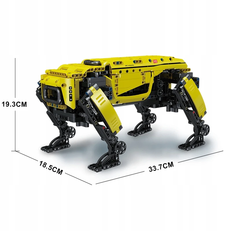 Mould King Pelėsių karalius Technic RC Robotas Šuns Modelis Statybinių blokų rinkiniai Žaislas