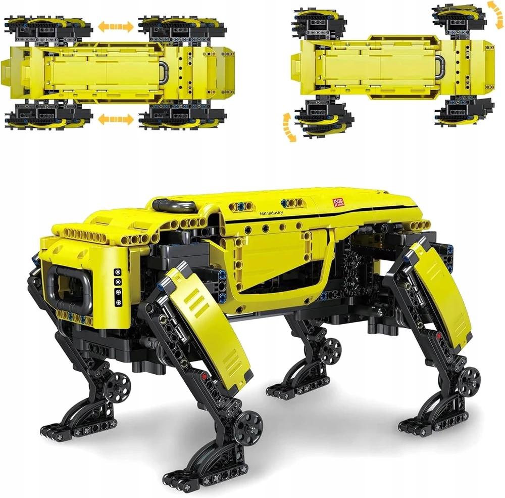 Mould King Pelėsių karalius Technic RC Robotas Šuns Modelis Statybinių blokų rinkiniai Žaislas