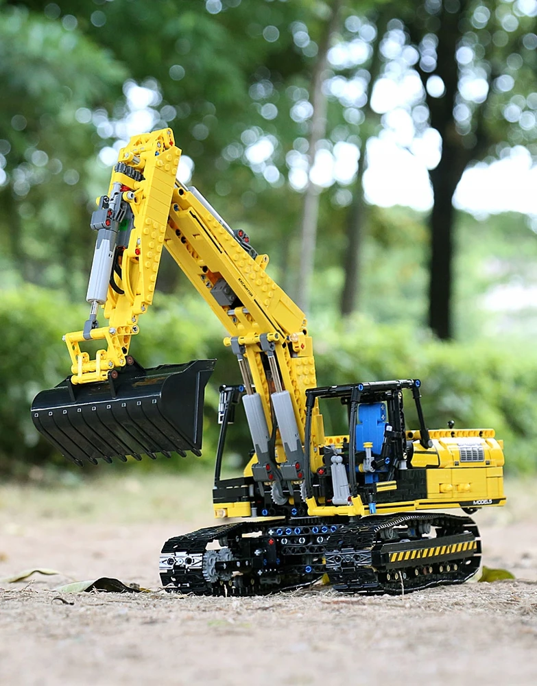 Mould King Statybiniai blokeliai Mold King 13112 Mechaninis Digger 1830 el.