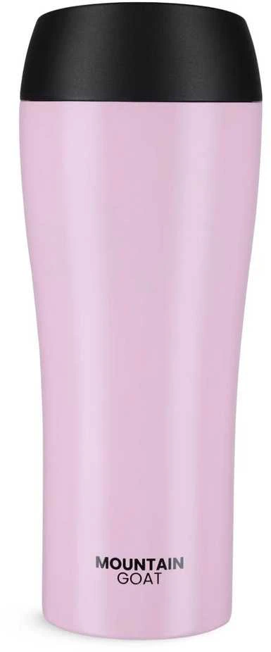 „Mountain Goat TRAVEL“ 380 ml rožinis termo puodelis