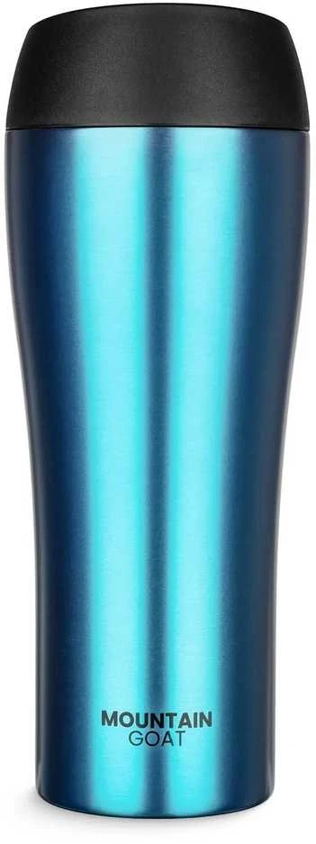 „Mountain Goat TRAVEL“ termo puodelis, 380 ml, mėlynas