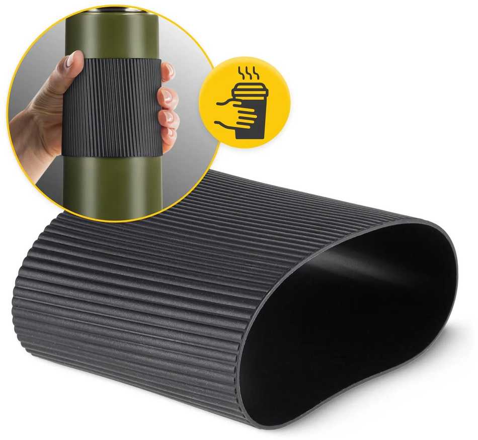 Mountain Kelioninis termosas kavai ir arbatai, 1 litras, žalias