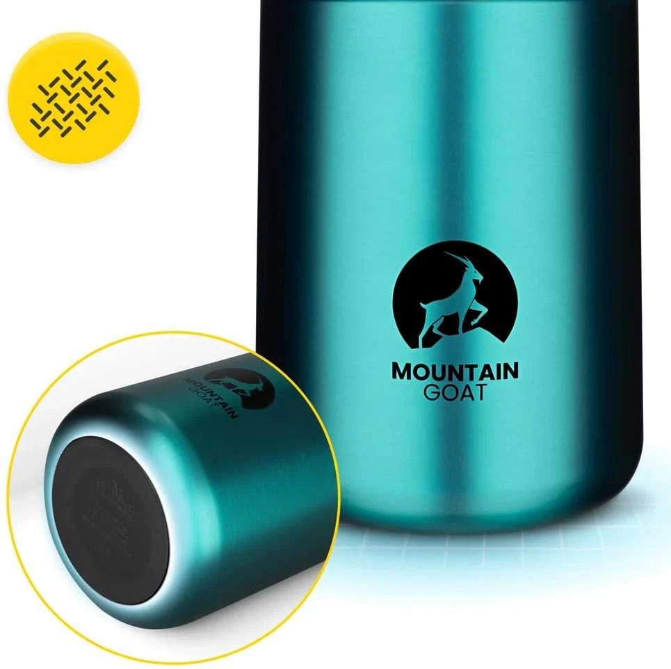 Mountain Nerūdijančio plieno pietų termosas 720 ml, mėlynas