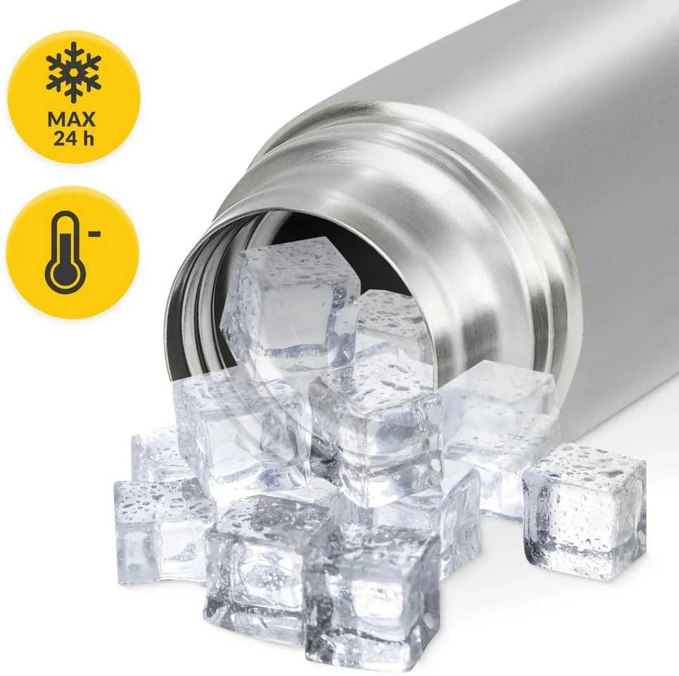 Mountain Nerūdijančio plieno pietų termosas 1 litras, sidabrinis