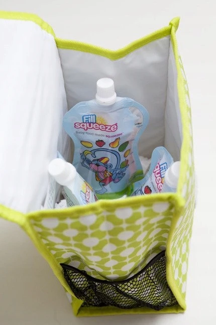 Mousse paketėliai vaikams, 10 vnt, po 150 ml, Fill'n Squeeze