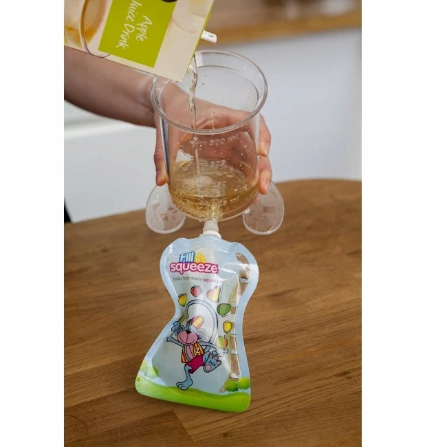 Mousse paketėliai vaikams, 10 vnt, po 150 ml, Fill'n Squeeze