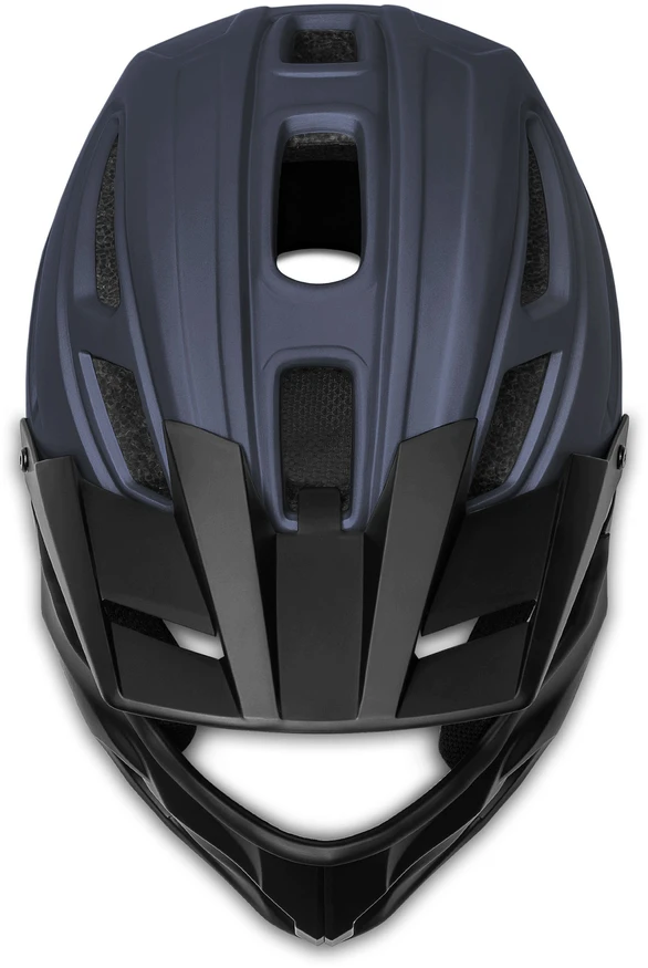 MOVINO EDGE viso veido šalmas 418g MTB paspirtukas, 51-54cm, įmontuotas