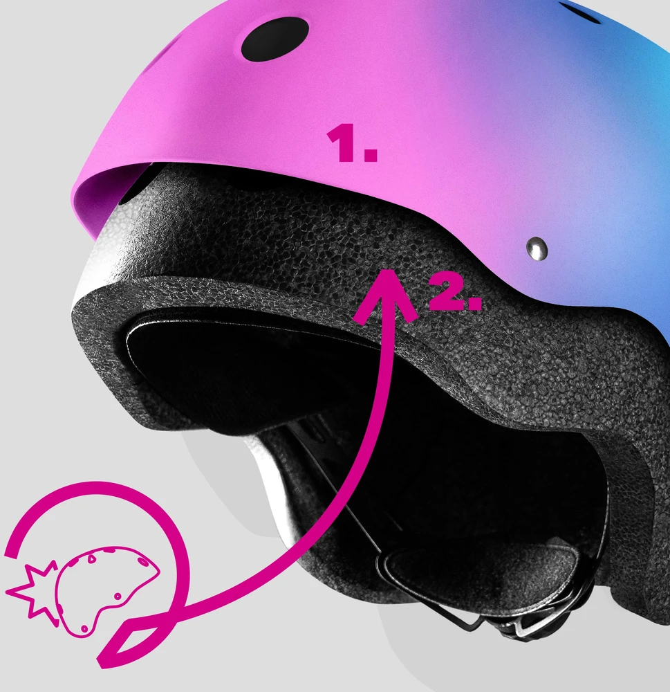 MOVINO ELEMENT dviračio šalmas, M dydis, Rollers, Motoroleris, Dviratis, Riedlentė