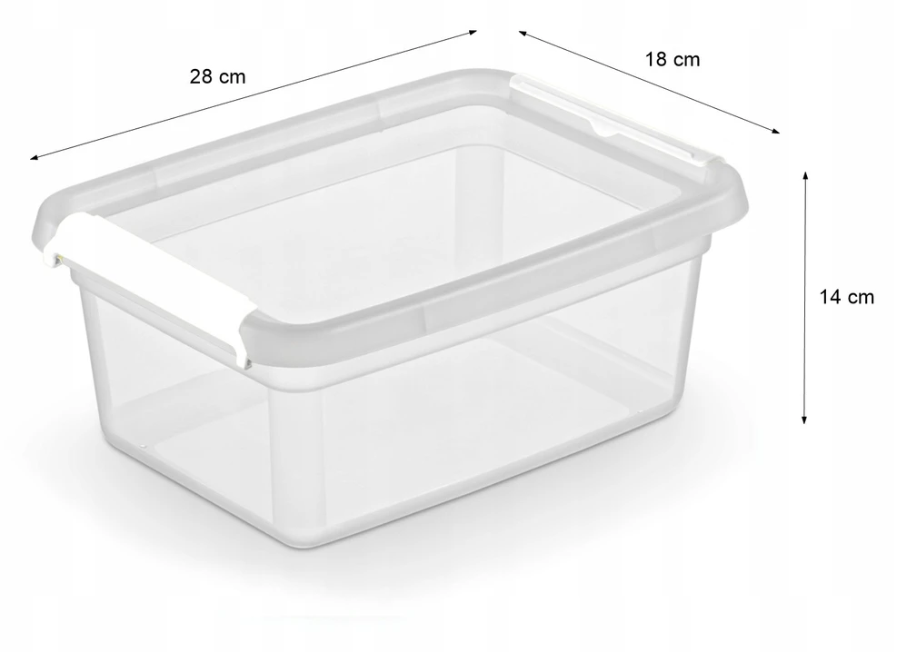 MOXOM Rinkinys 2 vnt indas 4,5 l organizer pudełko su pokrywą do domu garażu