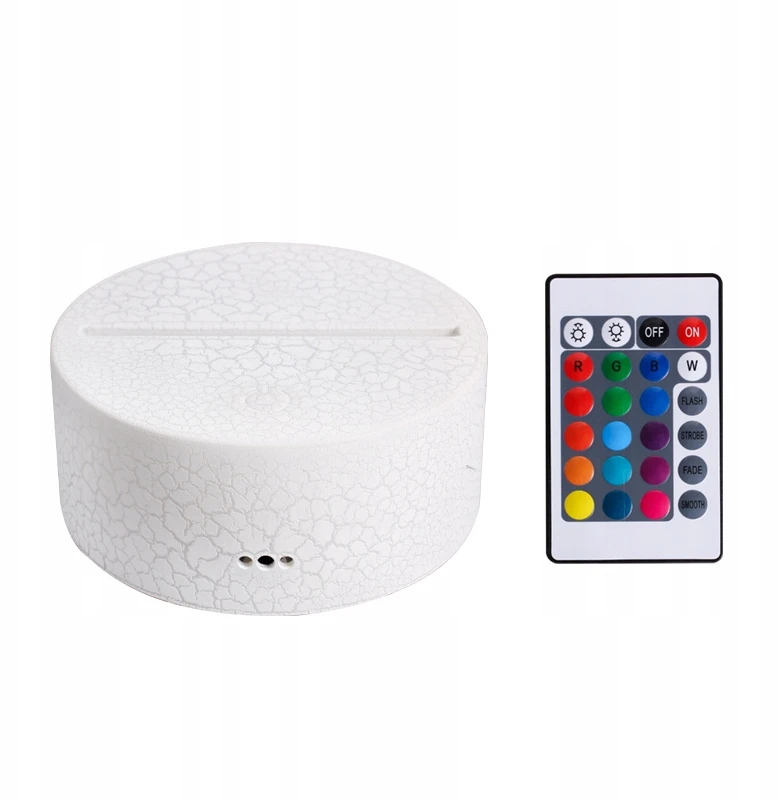 Moxomi Led 3d Lempa Betmeno Logo Dc - 16 Spalvų + Nuotolinio Valdymo Pultelis
