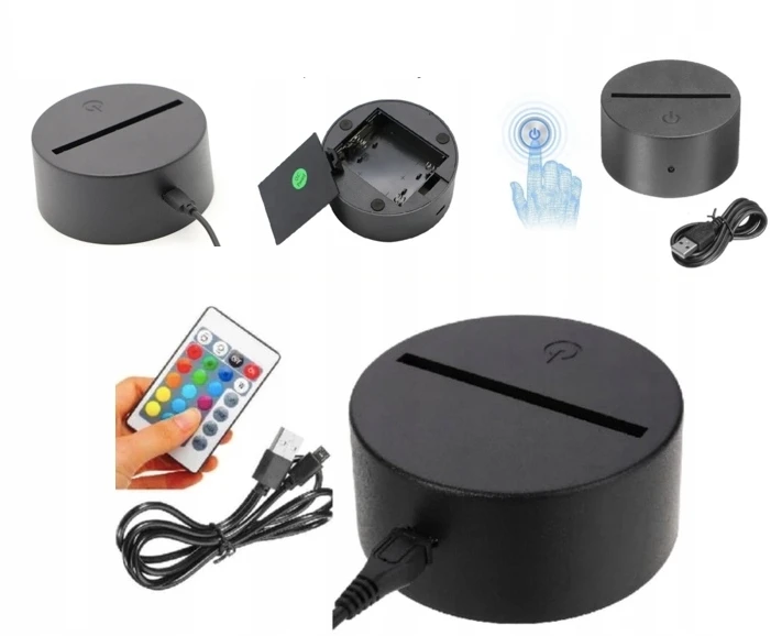 Moxomi Naktinė lempa USB 3D LED Žaidimas ROBLOX LAMPA 16 KOLORÓW + Pultas