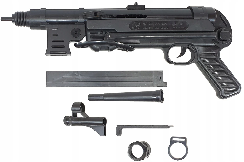 MP-40 SCHMEISSER rutulinis šautuvas Snaiperinis šautuvas ASG REPLICA
