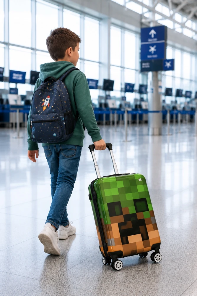 Mpmax GAME GAMER PIXEL PIXEL VAIKŲ KELIONINIS LĖKTUVO LAMINAS