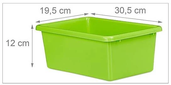 Mpmax Mėlyna plastikinė vaikiškų žaislų dėžutė