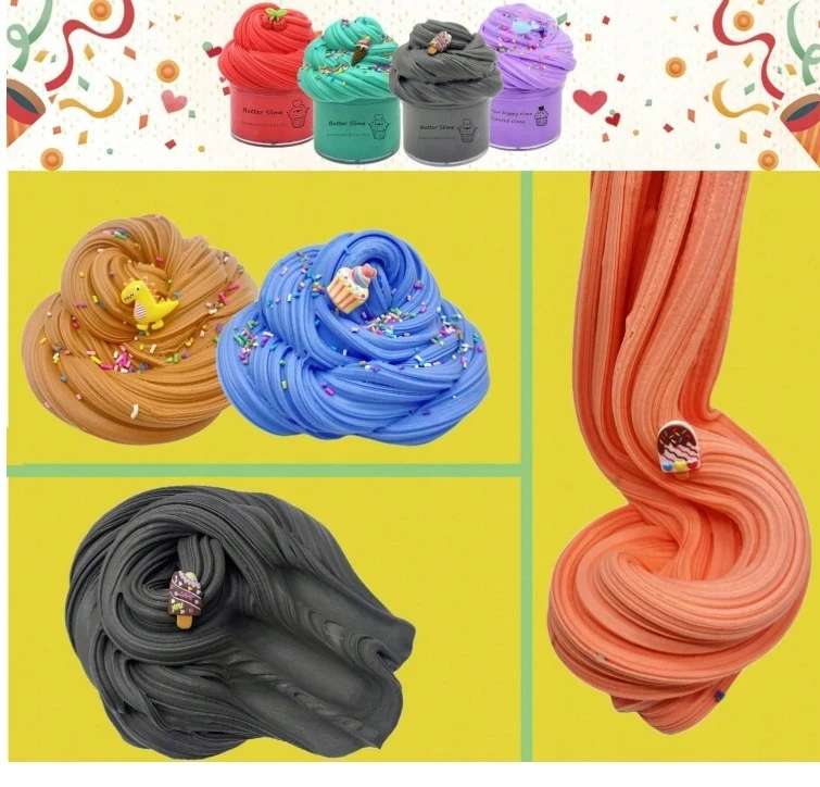 Mpmax SLIME ledų lagaminas KVAPAS SLIME MAKE KIT GLUTY Pūkuotas sviestas