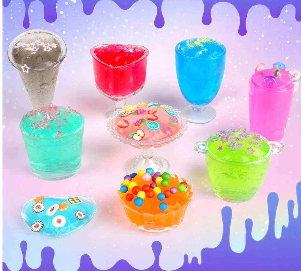 Mpmax SLIME READY SLUTS PUIKUS KŪRYBINIS RINKINYS PRIEDAI DEKORACIJA PRIEDAI