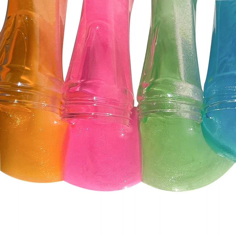 Mpmax SLIME TUBES PLASTIC PASTE GLUTY DIDELIS RINKINYS VAIKAMS, SPALVINGAS 6 Vnt.