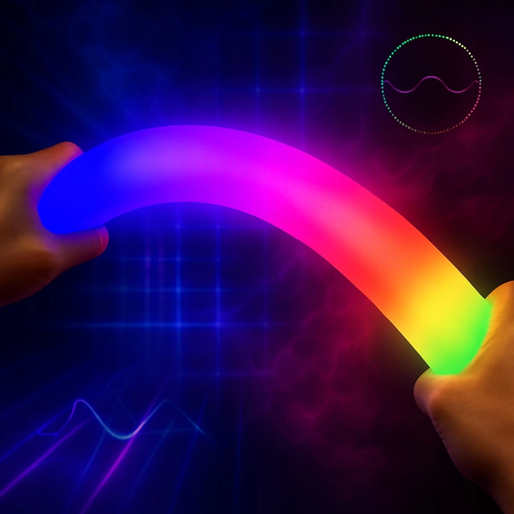 MTA GLOWING BATTLES LED lazdelė lauko vakarėliui 10x Foam LIGHT SABRE