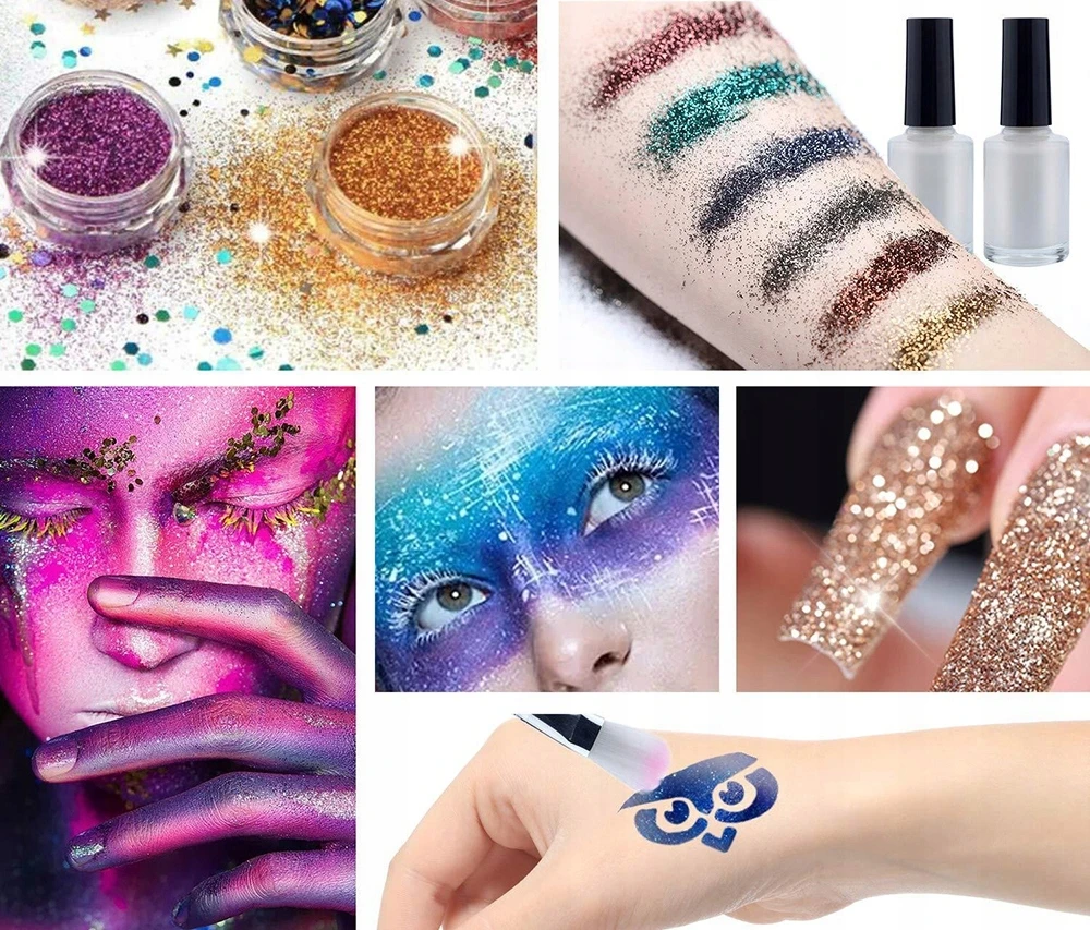 MTA PLAUNAMO GLITTER TATTUOS STUDIO DIDELIS RINKINYS ĮVAIRUS TATUiruočių dizainas