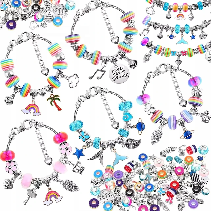 MTA Rinkinys, skirtas gaminti JUVELYRIJOS APYNĖS Karoliukai CHARMS PENDANTS DIY