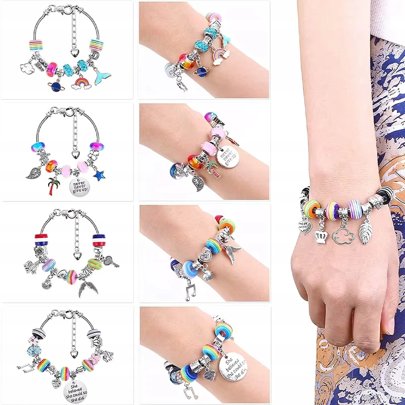 MTA Rinkinys, skirtas gaminti JUVELYRIJOS APYNĖS Karoliukai CHARMS PENDANTS DIY