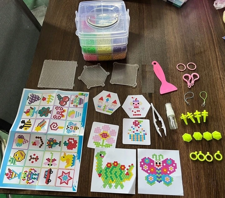 MTA VANDENS KARULLIAI XXL DĖŽUTĖS ŠABLONŲ RINKINYS MEGA 10000 MAGIC BEADS XL