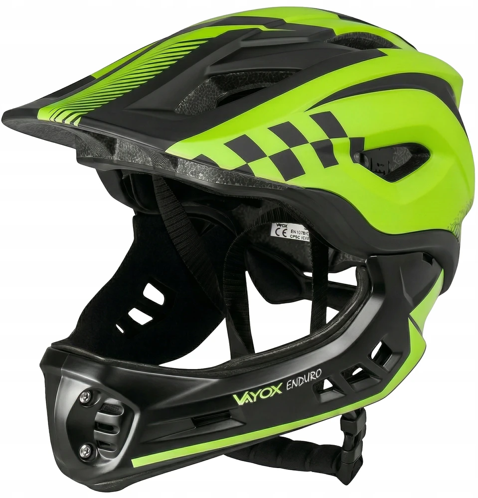 MTB DVIRAČIO ŠALMAS, REGULIUOJAMAS, VISAS, NUIMAMAS MENYS 54-58CM ENDURO VAYOX
